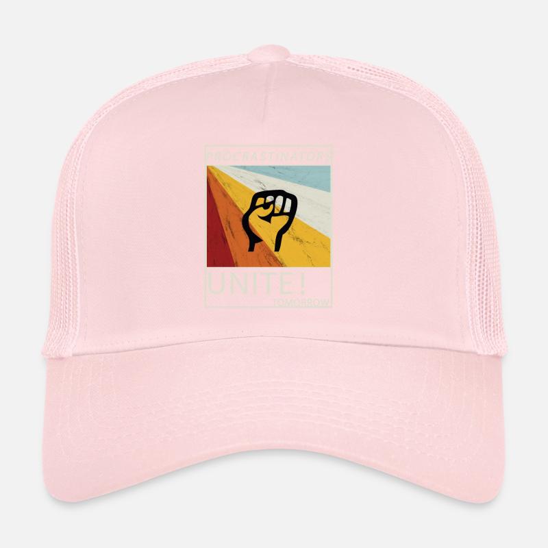Procrastinators Unite Tomorrow Faul sein Geschenk Trucker Cap