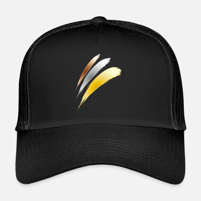 gold silber bronze Trucker Cap