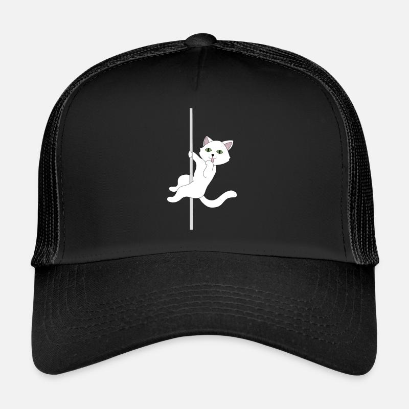 Danse de poteau de chat Casquette trucker 