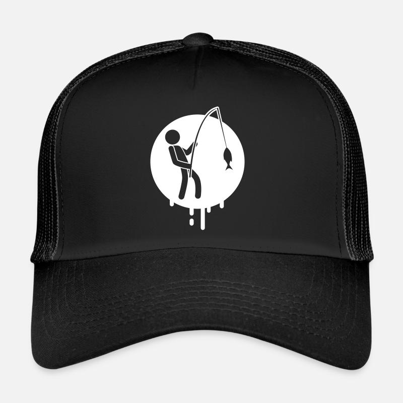 Pêche symbole pêche pêche Casquette trucker 