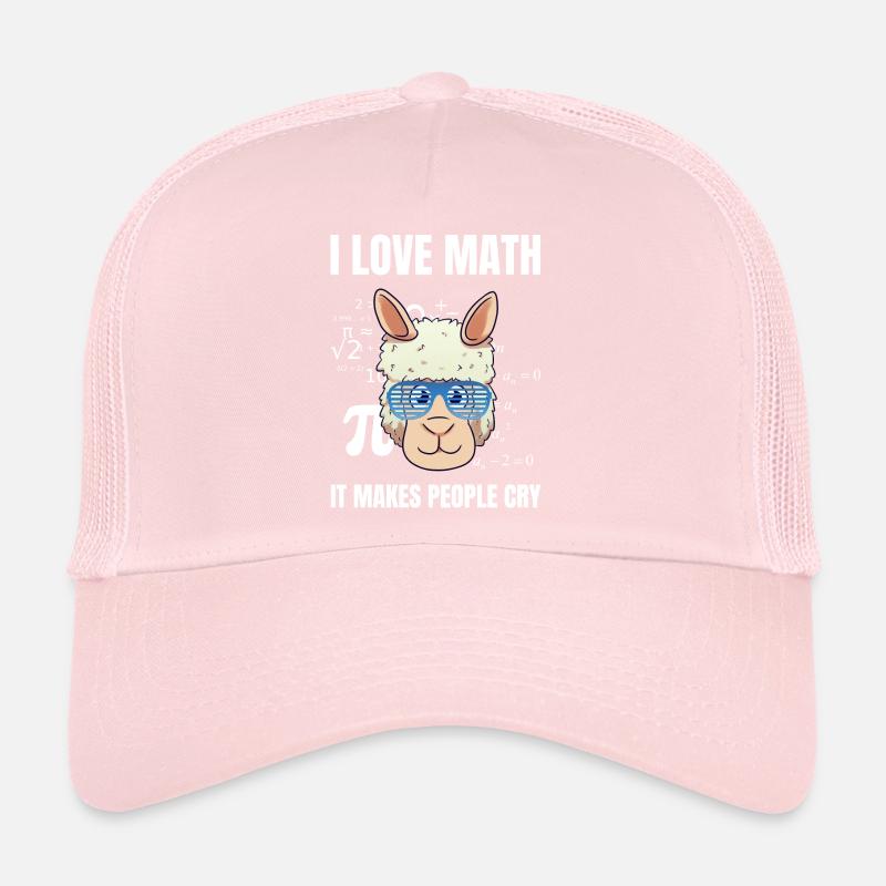 I Love Math It Makes People Cry Mathelehrer Trucker Cap
