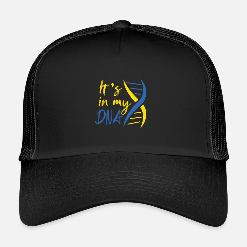 C’est dans mon adn Ukraine Vintage Drapeau ukrainien Casquette trucker 
