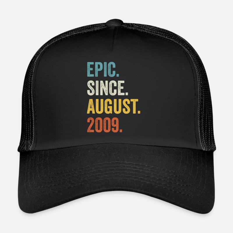 Epic Since August 2009 13e anniversaire Casquette trucker 