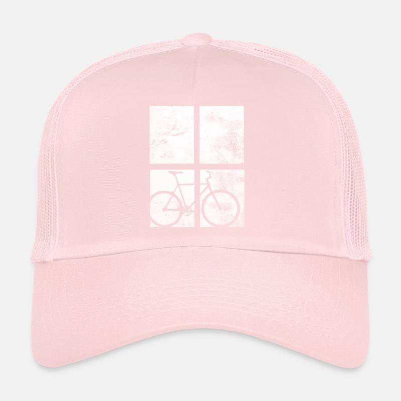4 Rectangles - Cyclisme - (4) Casquette trucker 