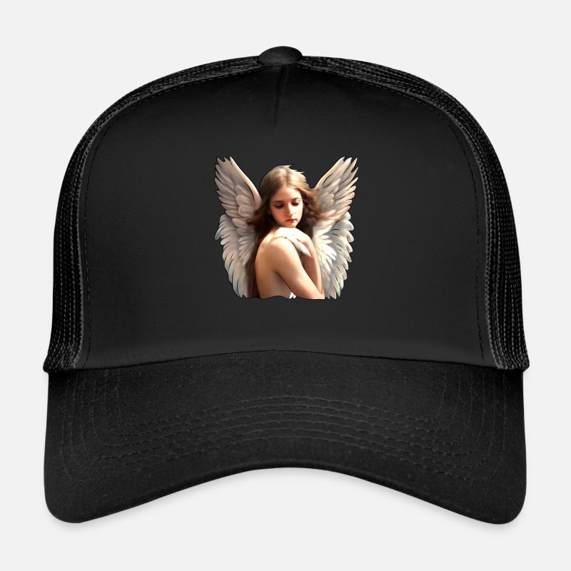 Ange céleste - Casquette trucker - noir/noir