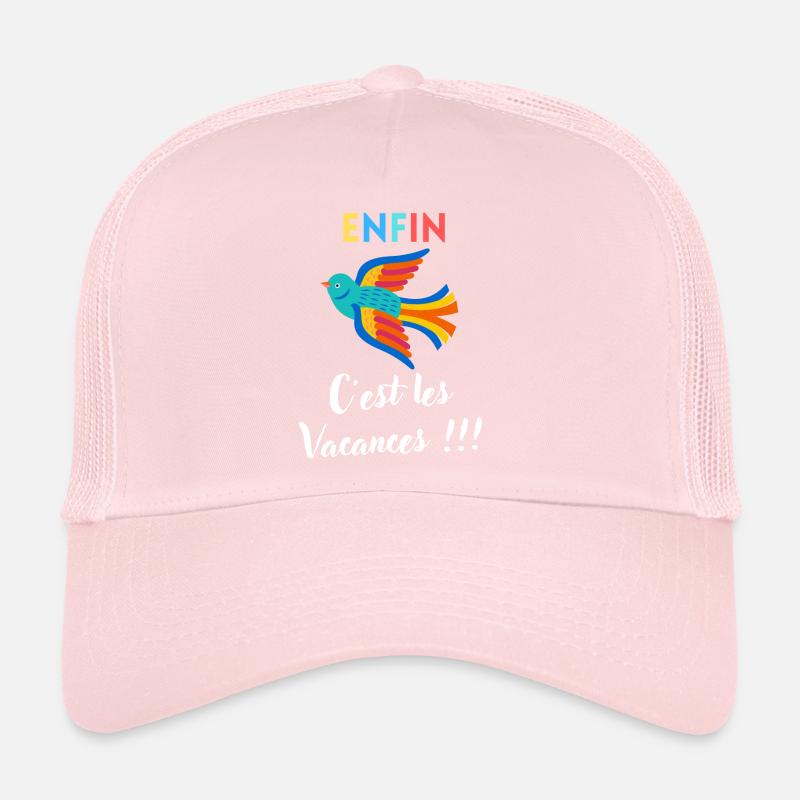 Enfin c'est les vacances Casquette trucker 