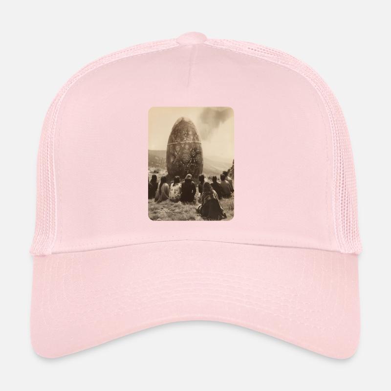 praise the egg monolith Trucker Cap