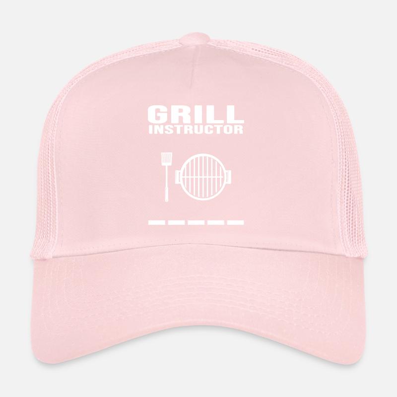 Grilling Grillmaster Grilling BBQ Meat Charcoal Trucker Cap