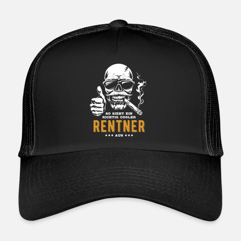 So sieht ein richtig cooler Rentner aus - Rente Trucker Cap