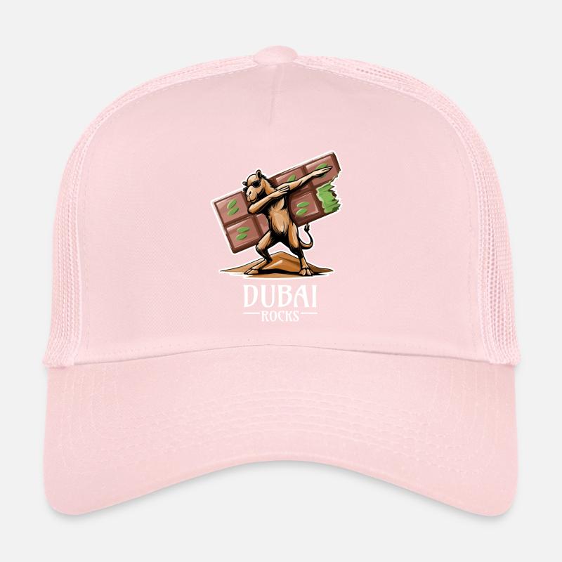 Dubaï Rocks - Design de dromadaire de Dabbing Cool Casquette trucker 