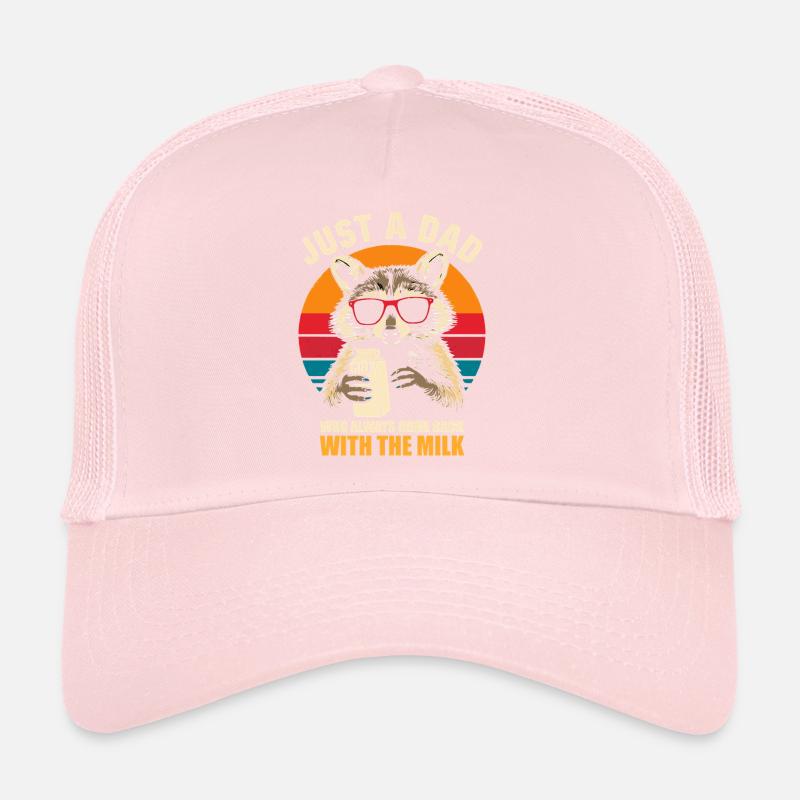 Just A Dad Who Always Came Back With The Milk, Dad Casquette trucker 