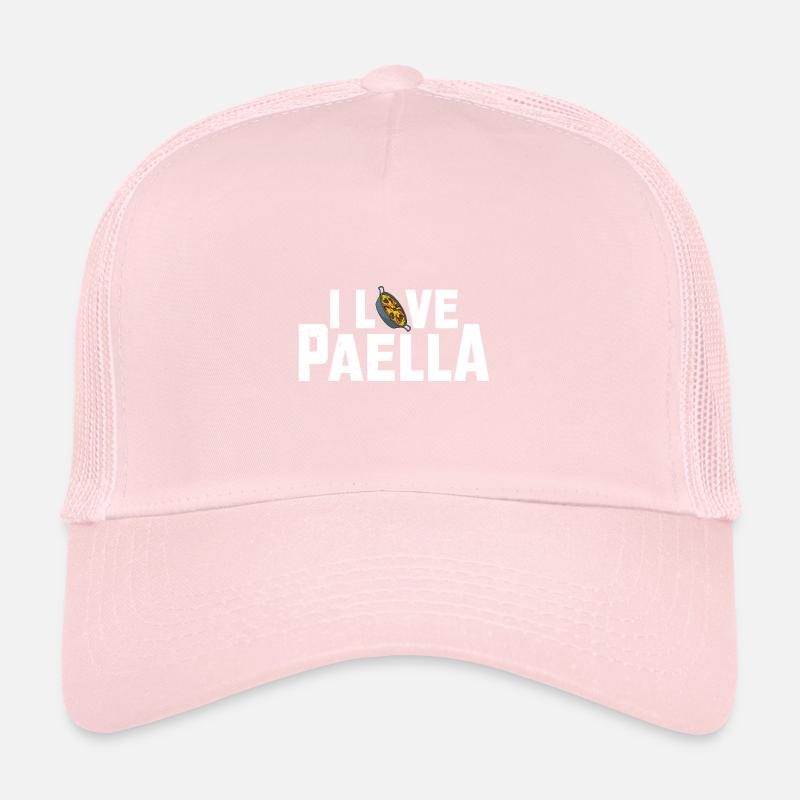 Cuisine espagnole Paella Plat de riz Citation de voyage Casquette trucker 
