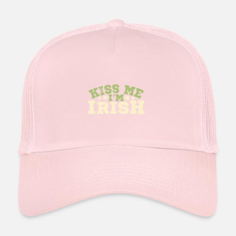 Shamrock Irlande Drapeau irlandais de la Saint-Patrick Casquette trucker 