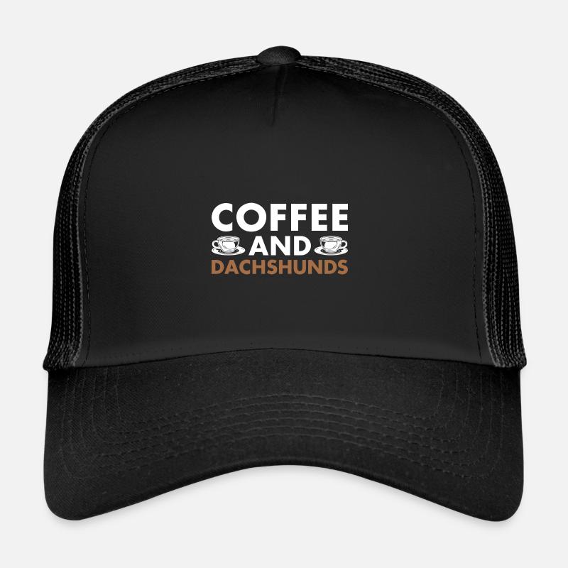 Café et teckel Casquette trucker 