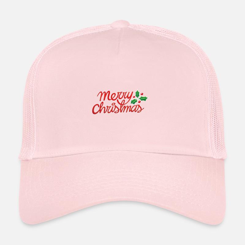 Frohe Weihnachten, beste Wünsche, Weihnachtsgrüße! Trucker Cap