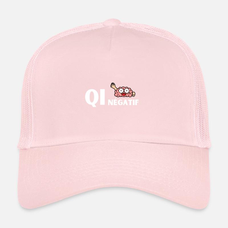 QI négatif Casquette trucker 