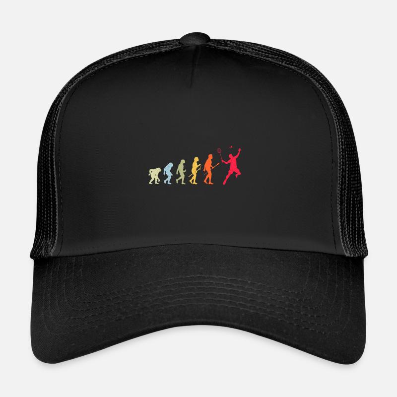 Badminton Evolution - Trucker Cap - Schwarz/Schwarz