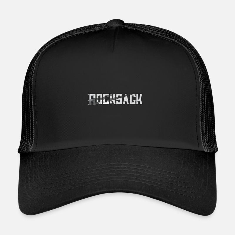 rocksack - Trucker Cap - Schwarz/Schwarz