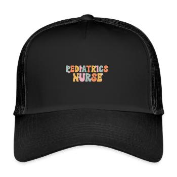 Kinderkrankenschwester - Trucker Cap - Schwarz/Schwarz - Vorne