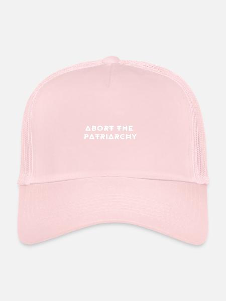 Aborting the Patriarchy - Trucker Cap - pale pink - Front