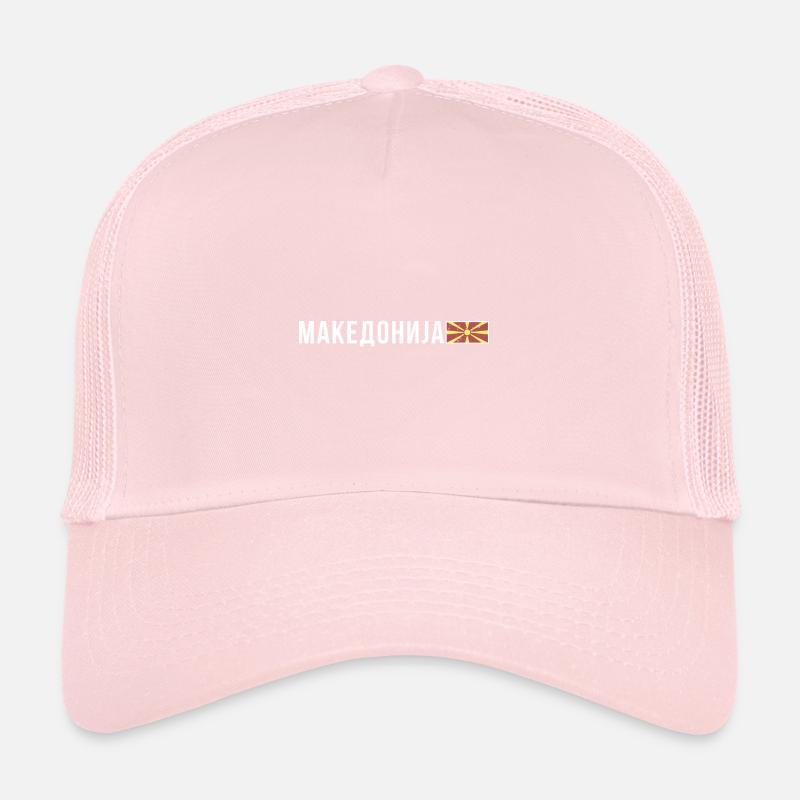 Mazedonien Flagge Balkan Mazedonisch Geschichte Trucker Cap