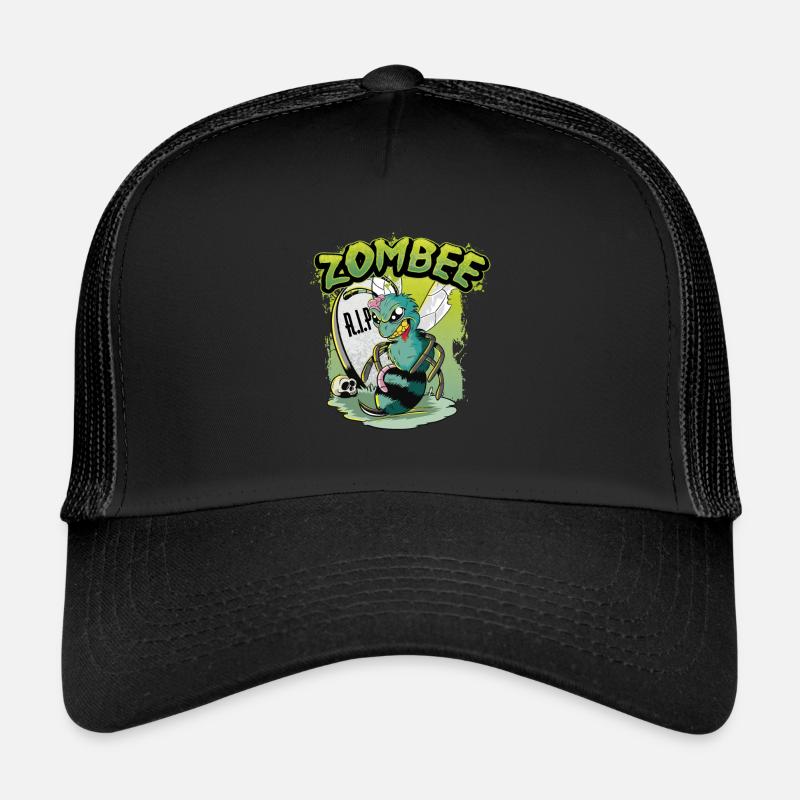 Cadeau de zombies d'abeilles Halloween Casquette trucker 