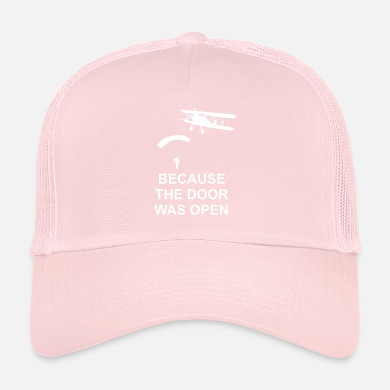 Skydiving open door - skydiving, gift Trucker Cap