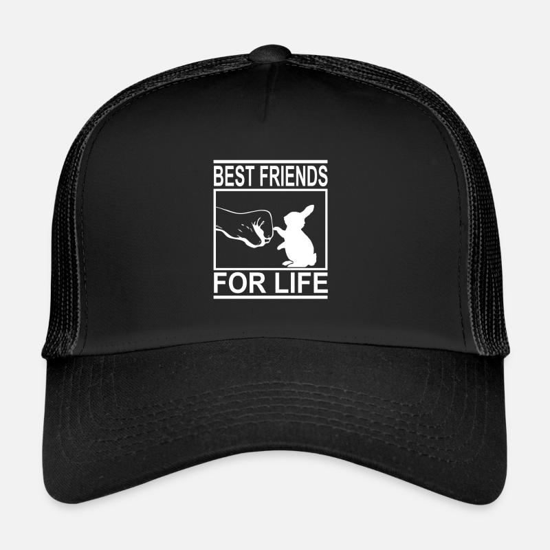 Best Friends for Life - Rabbit, Rabbit, Gift Trucker Cap