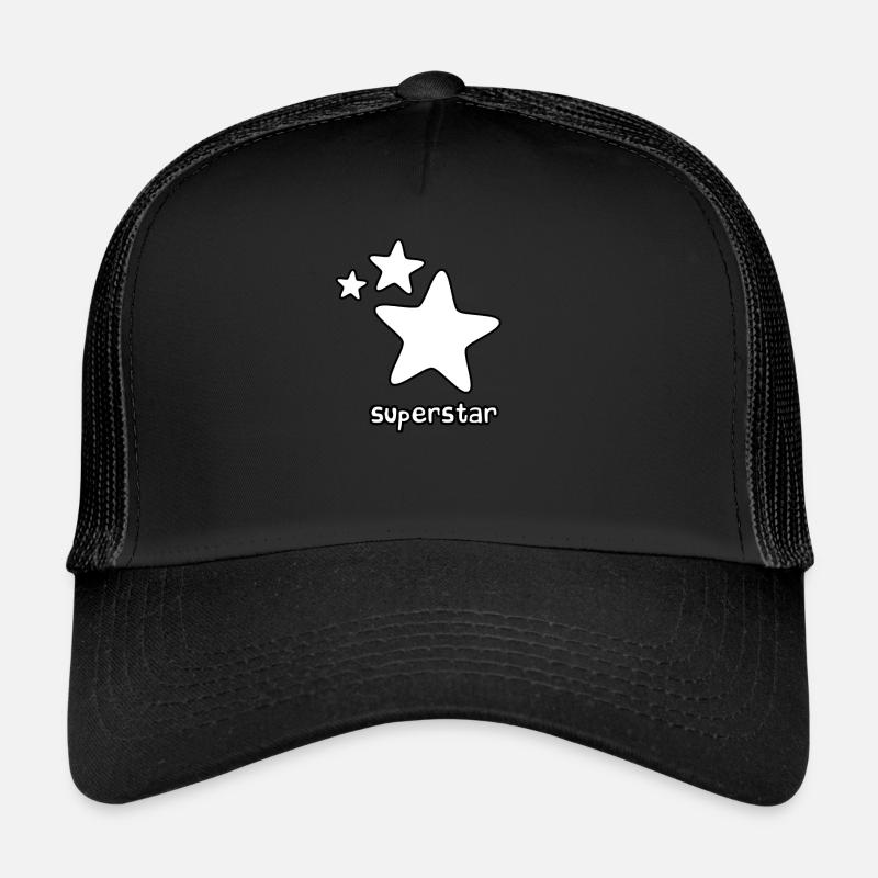 superstar - Casquette trucker  - noir/noir