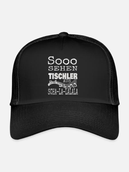Tischler - Trucker Cap - Schwarz/Schwarz