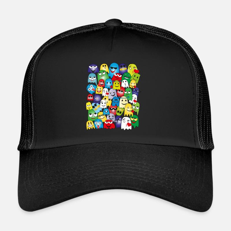 Des esprits drôles - Casquette trucker  - noir/noir