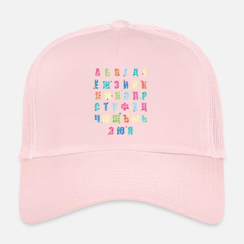 Alphabet russe Casquette trucker 