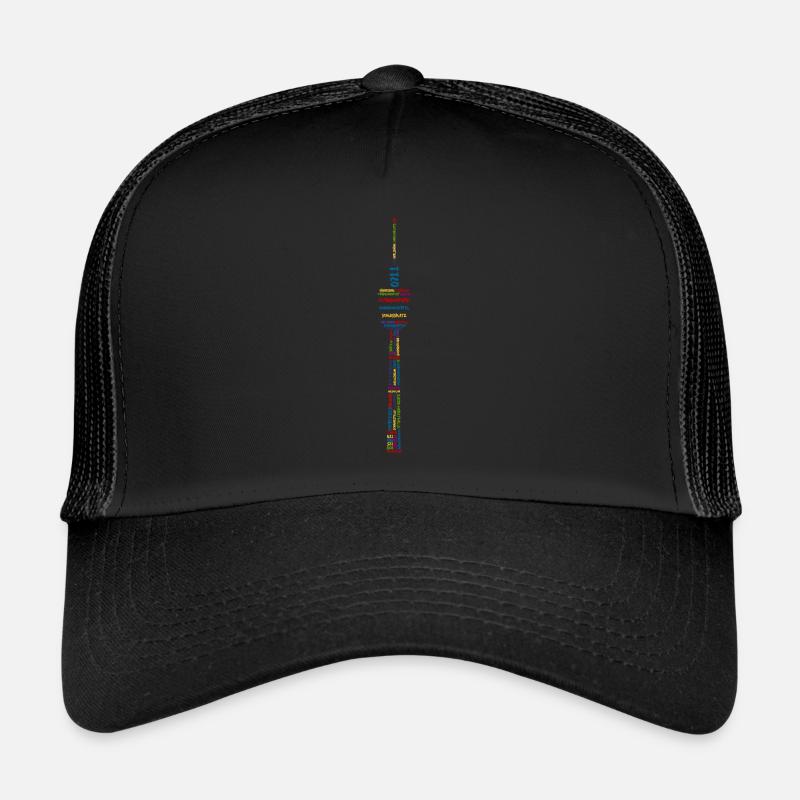Tour de télévision de Stuttgart (colorée) Casquette trucker 