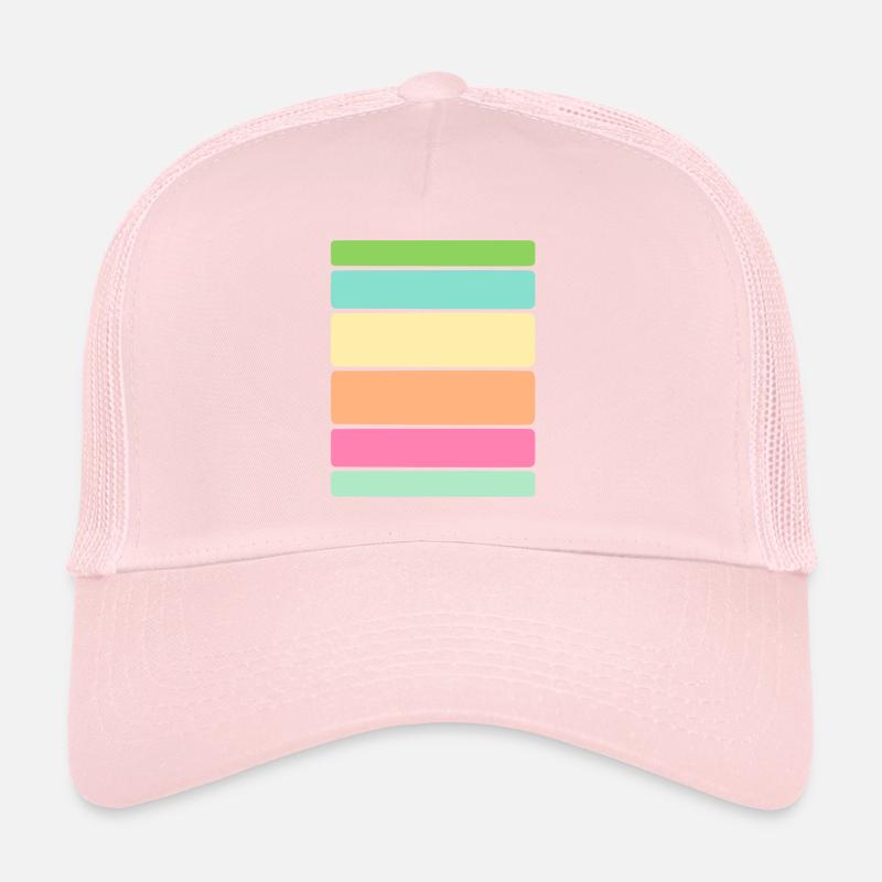 Rayures / lignes / dictons / tendance Casquette trucker 