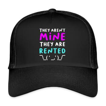 Babysitter Geschenk für Kindermädchen - Trucker Cap - Schwarz/Schwarz - Vorne