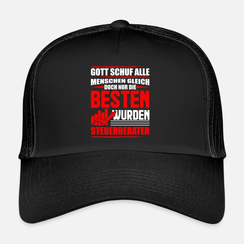 Steuerberater - Trucker Cap - Schwarz/Schwarz