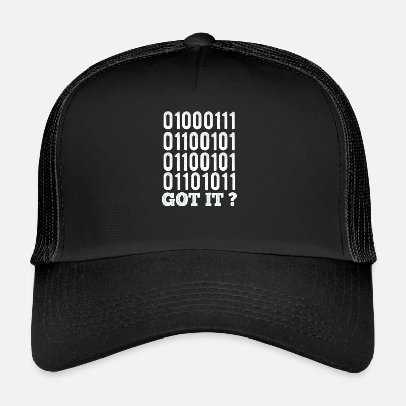 Code binaire - Vous l’avez compris Casquette trucker 