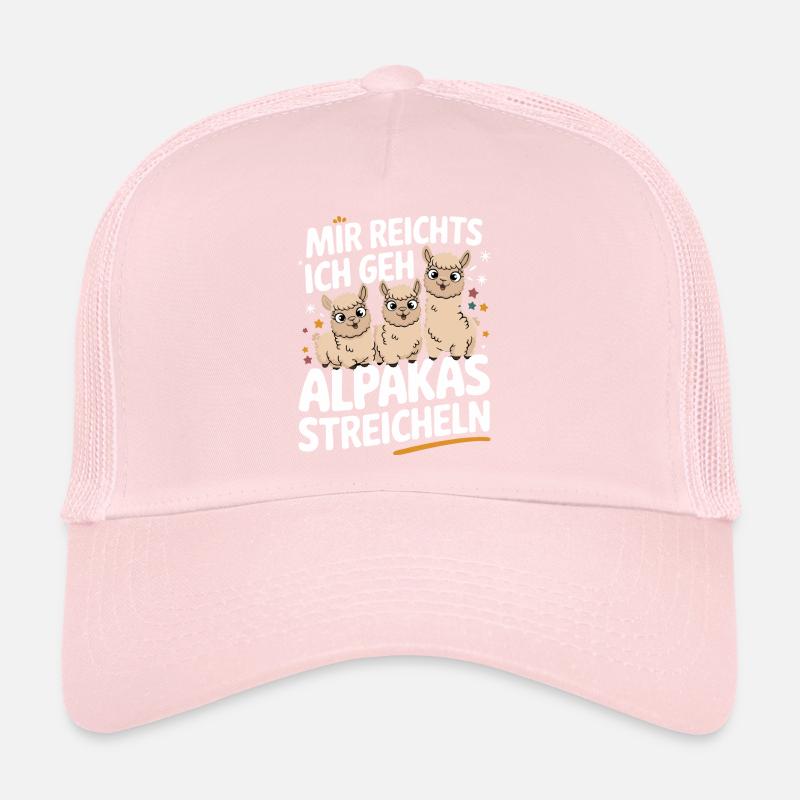 Alpaca llama alpacas animal Trucker Cap