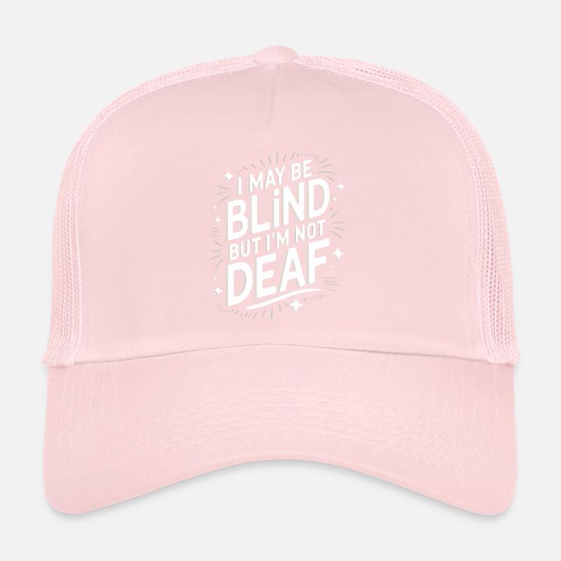 Blinde Blindheit Sehbehinderte Menschen Trucker Cap