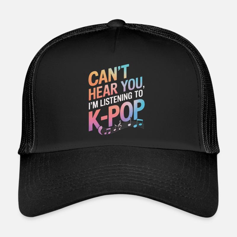 Musique K-Pop Pop Coréenne Casquette trucker 