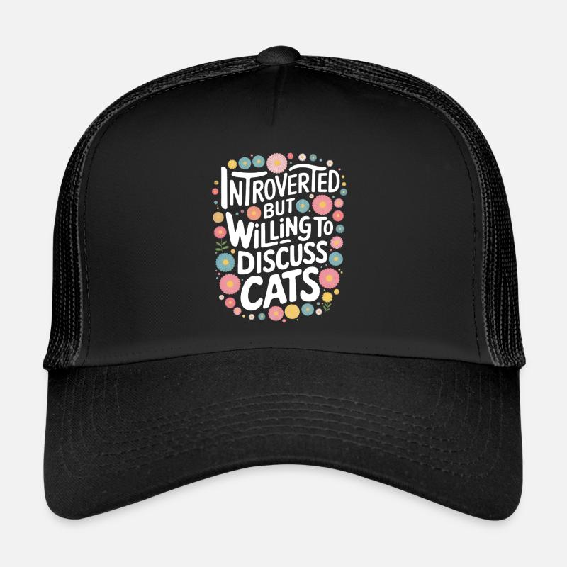 Introvert, antisocial, introvert Trucker Cap