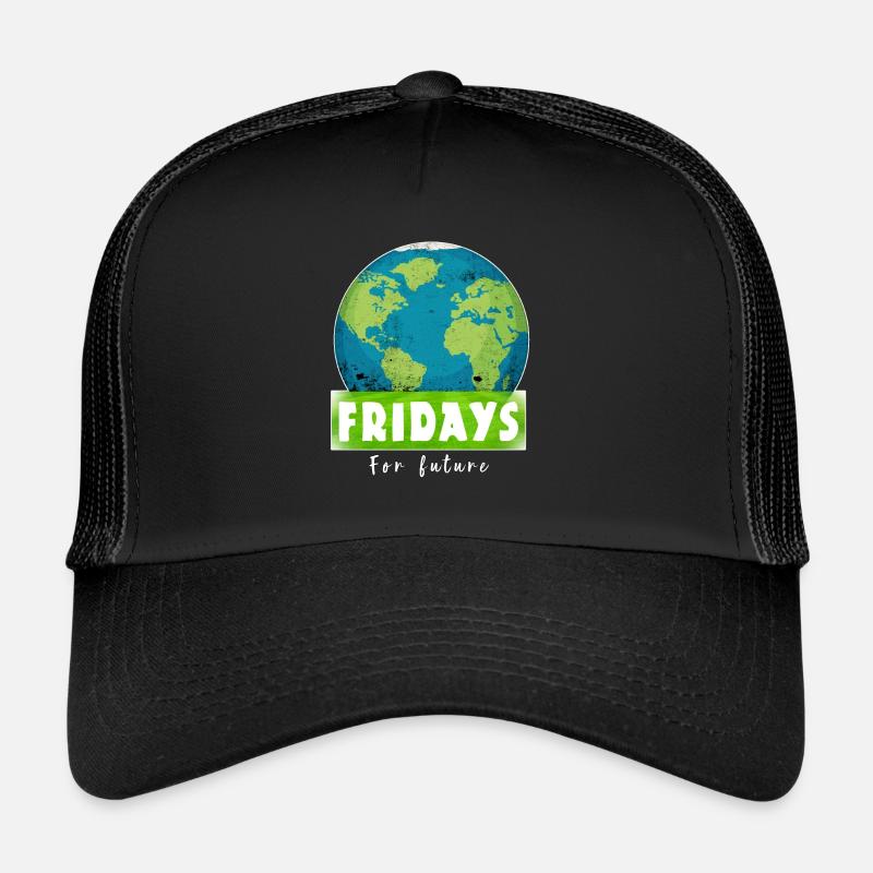 Fridays For Future Stop Klima Co2 Protest Geschenk Trucker Cap