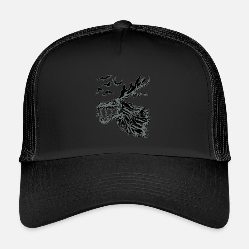 Wendigo Monster Kryptid Tier Biest Demon Geschenk Trucker Cap