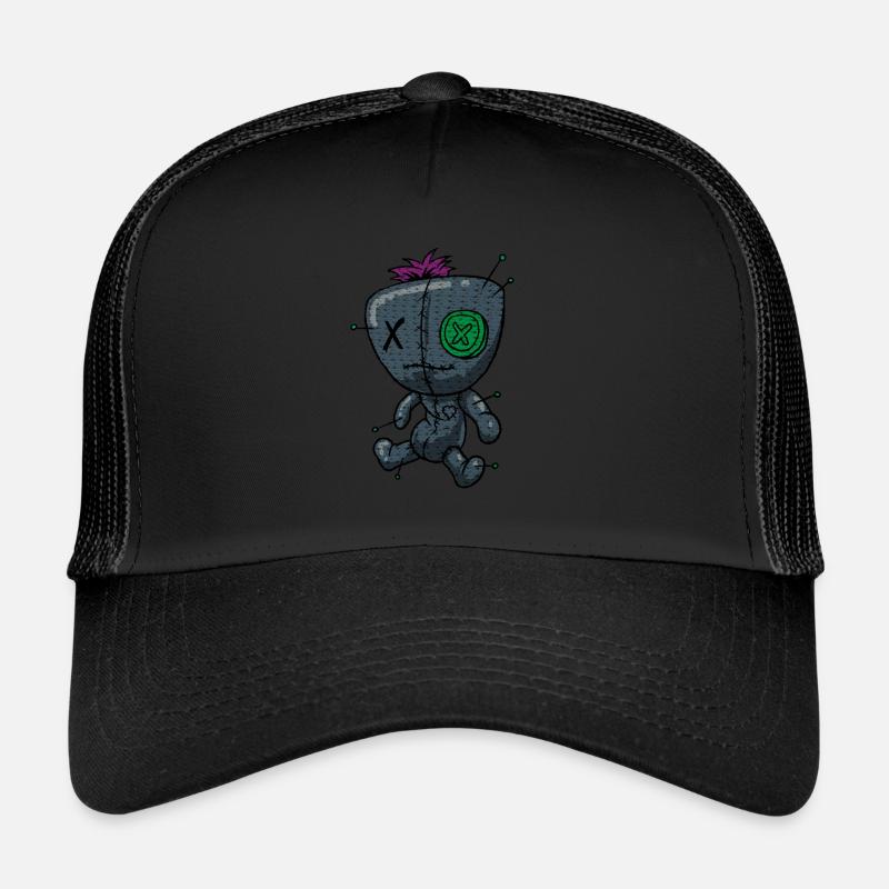 Voodoo Charm Spell Hex Jinx Witchcraft Sorcery Trucker Cap