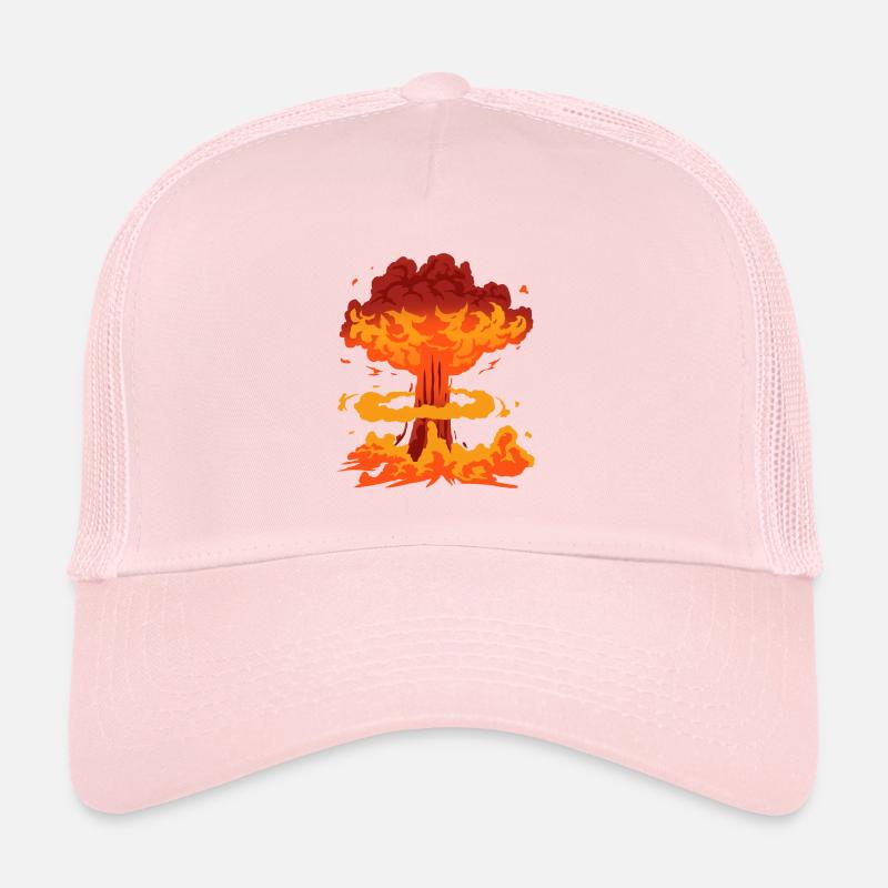 Nuke Nuking Bombing Fire Bombshell Cadeau de missile Casquette trucker 