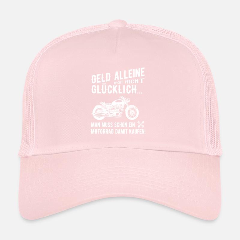 GELD - NICHT GLÜCKLICH - MOTORRAD - GESCHENK Trucker Cap
