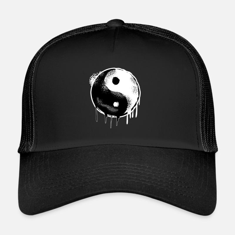 Graffiti Doodle Écrire cadeau d'art de craie de mur de surface Casquette trucker 