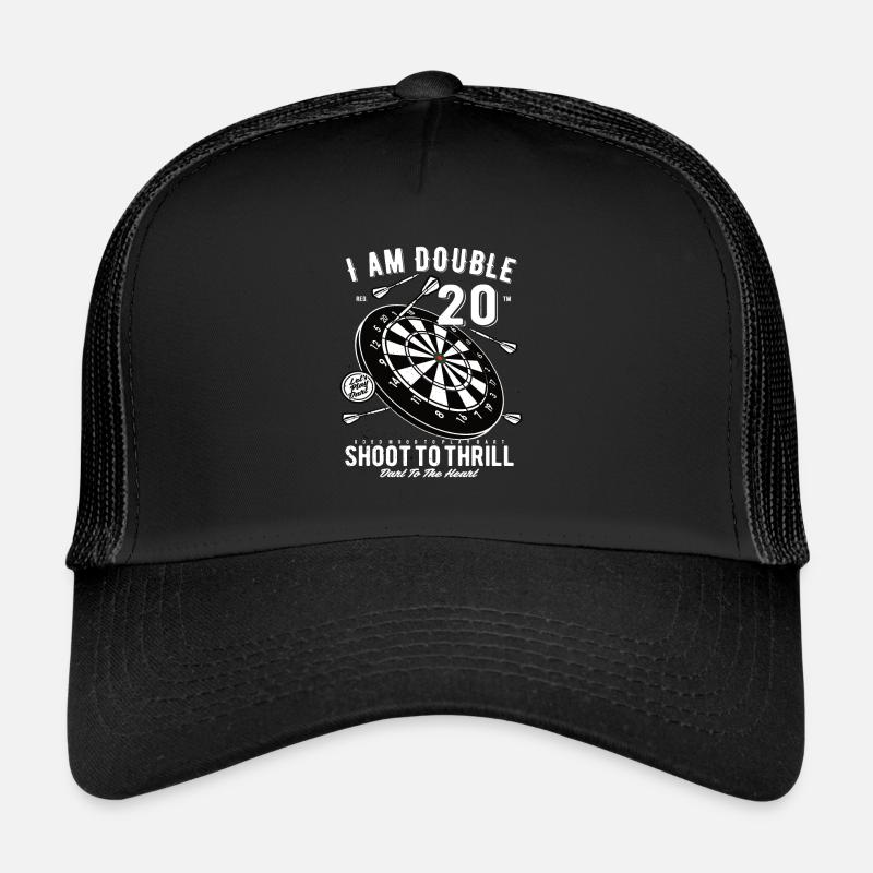 Dart 40e anniversaire - Casquette trucker  - noir/noir