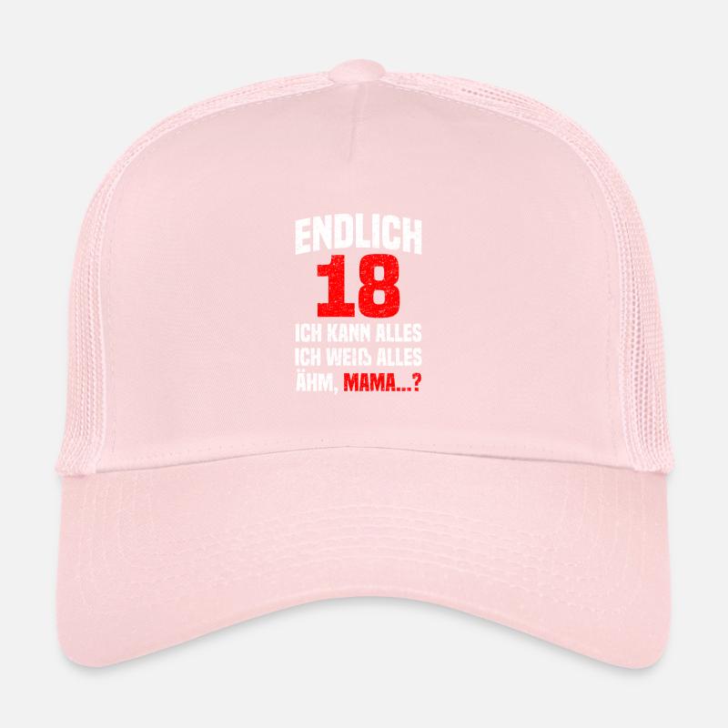 Endlich 18 - 18. Geburtstag Trucker Cap