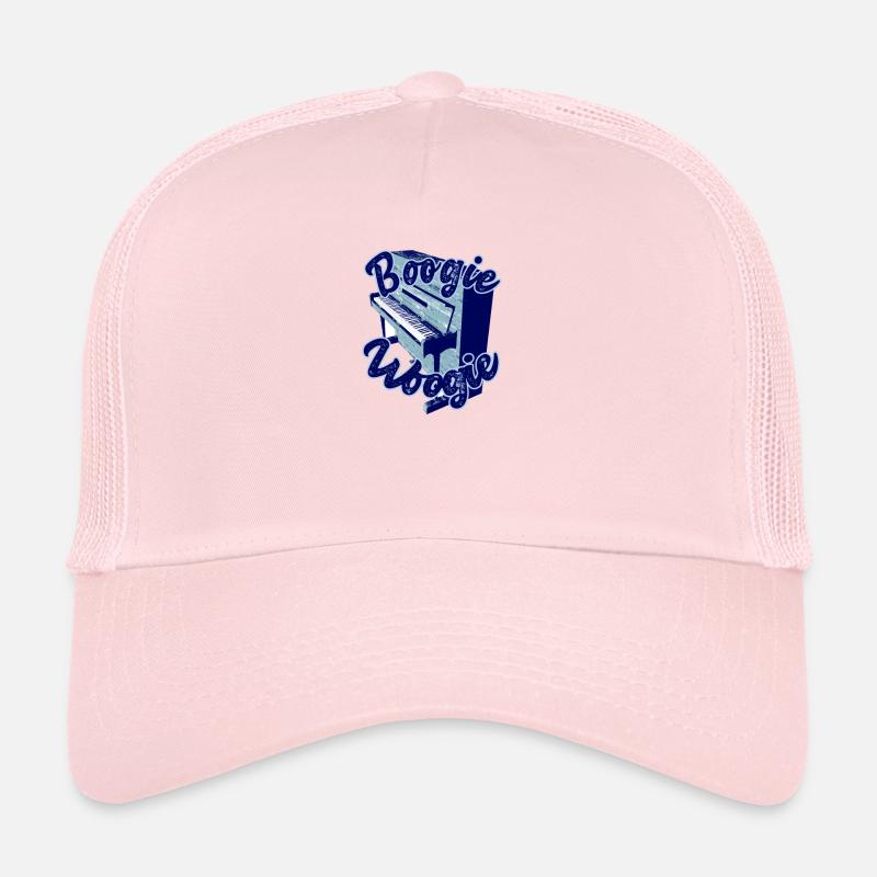 Boogie Woogie Piano Design Trucker Cap